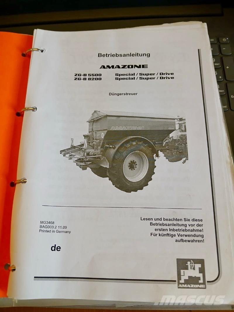 Amazone ZG-B 5500 미네랄 살포기