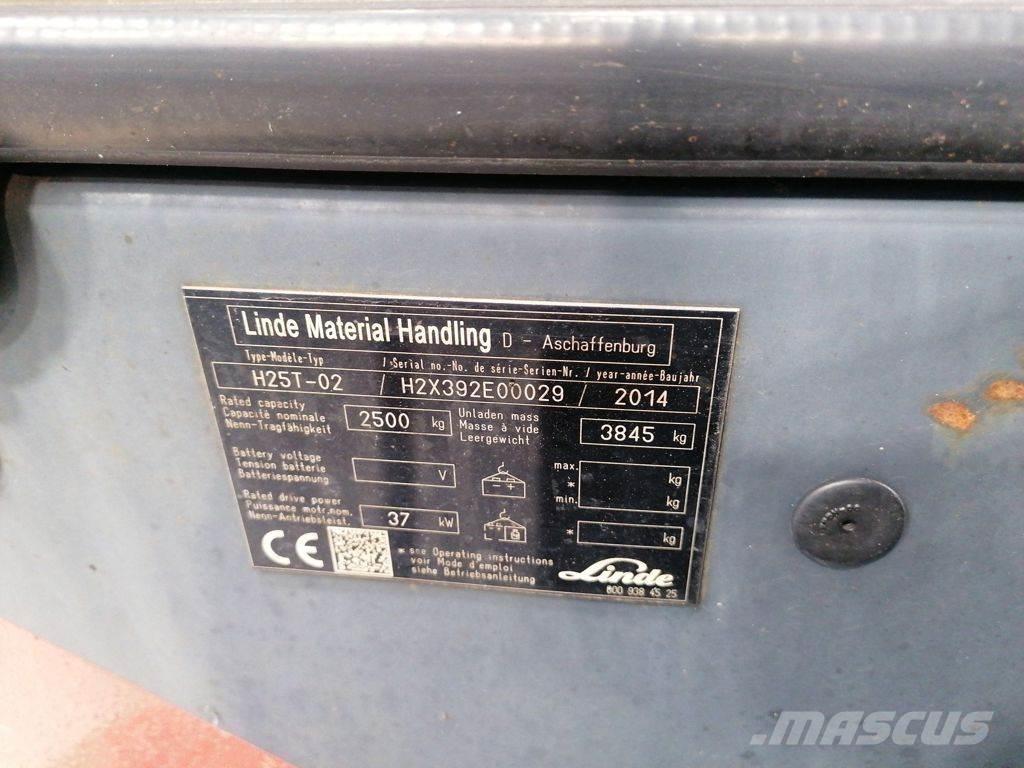 Linde H25T-02 LPG 지게차