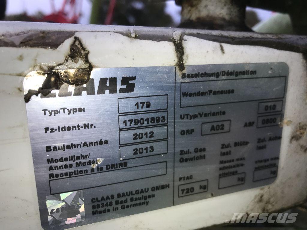 CLAAS Volto 58 갈퀴 및 테더