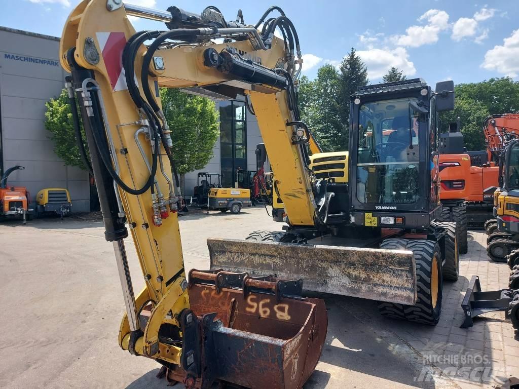 Yanmar B 95 W  휠 굴삭기