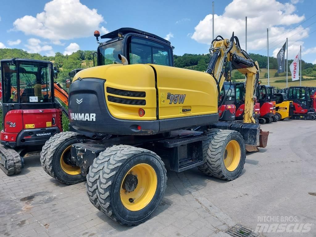 Yanmar B 95 W  휠 굴삭기