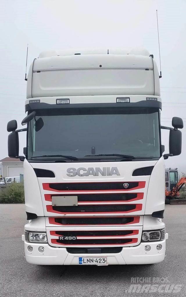 Scania R 490 6x2 탑차 트럭
