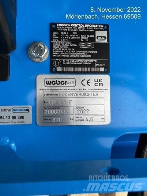 Weber CR5-II E 진동롤러