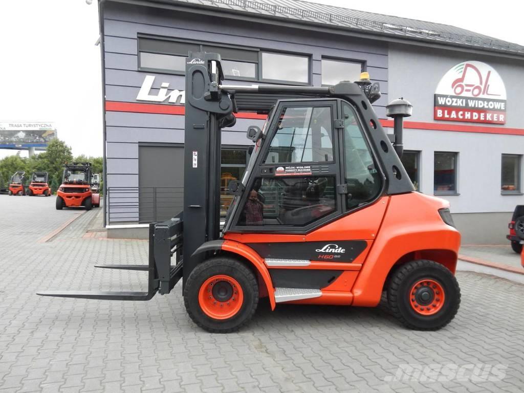 Linde H60D-03 디젤 지게차