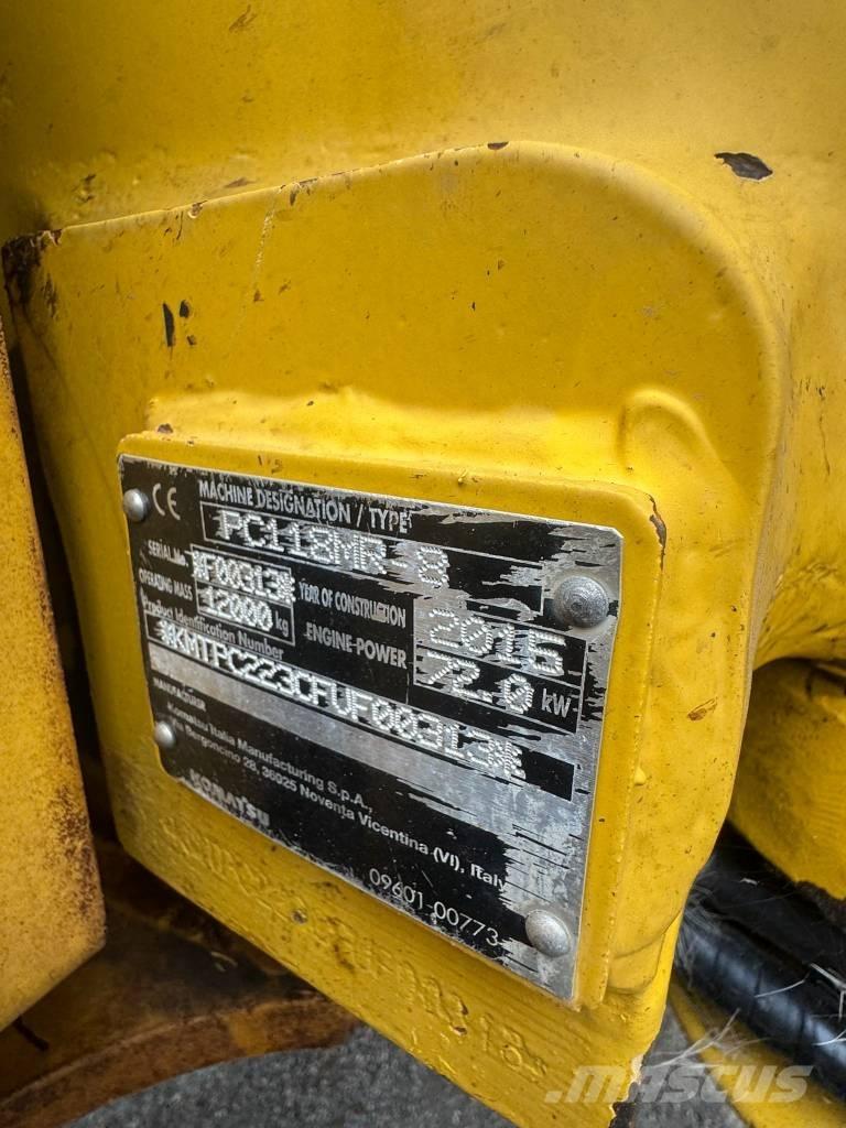 Komatsu PC 118 MR-8 대형 굴삭기 29톤 이상