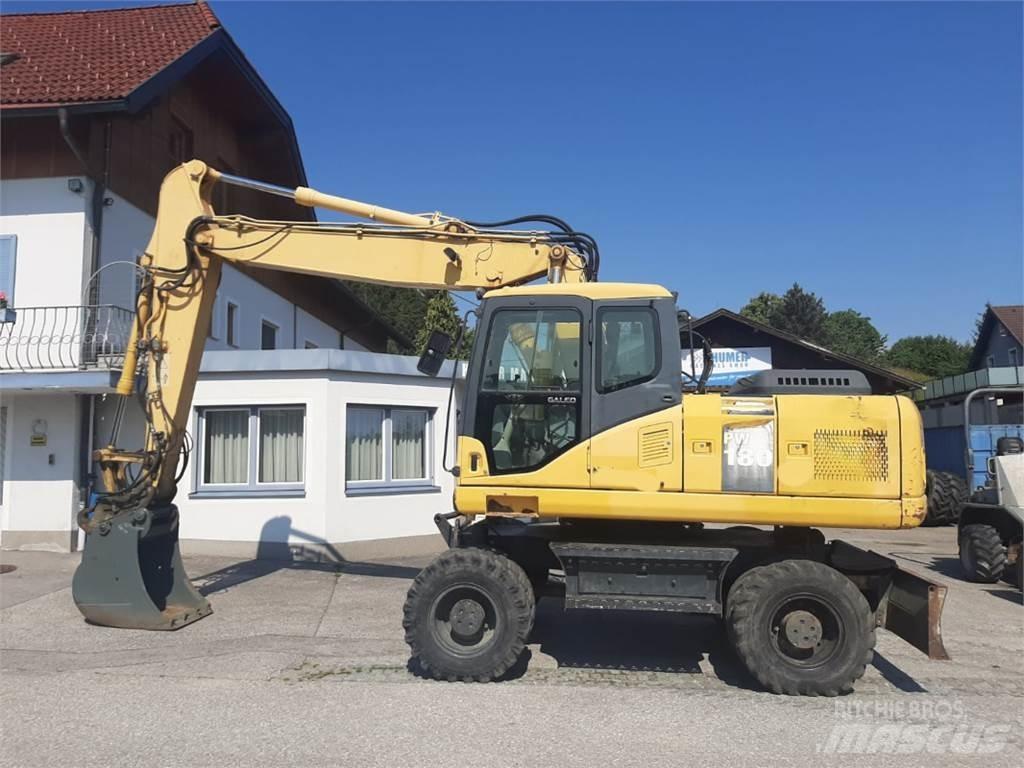 Komatsu PW180-7  휠 굴삭기