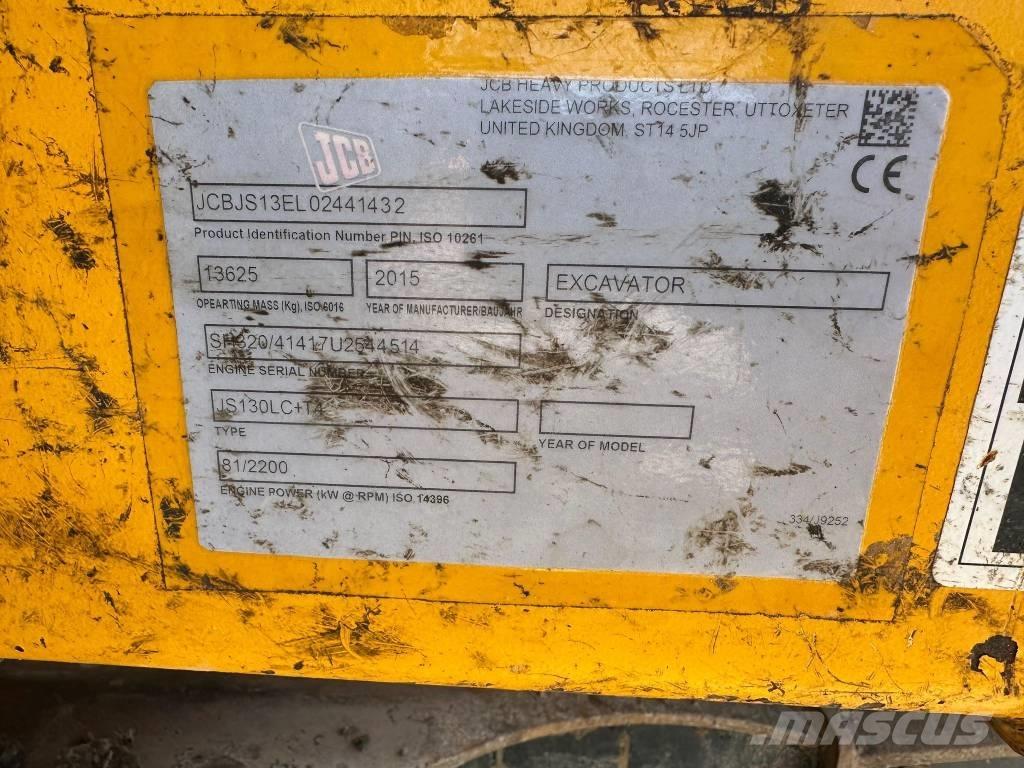 JCB JS 130 LC 대형 굴삭기 29톤 이상
