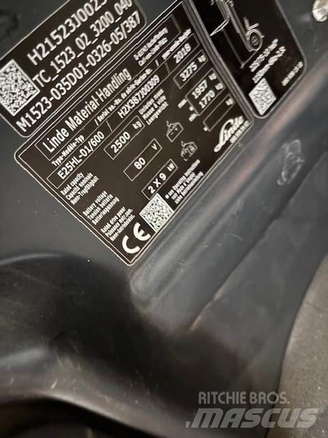 Linde E25/600HL 전동 지게차