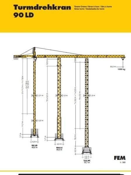 Liebherr 90 LD 타워 크레인