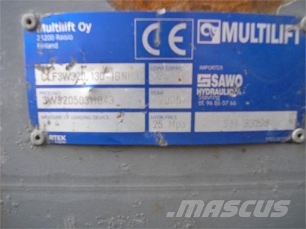  Sawo 3-vejs 플랫베드/드롭사이드 세미 트레일러