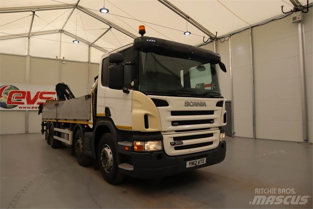 Scania P360 DROPSIDE REAR R/T 크레인