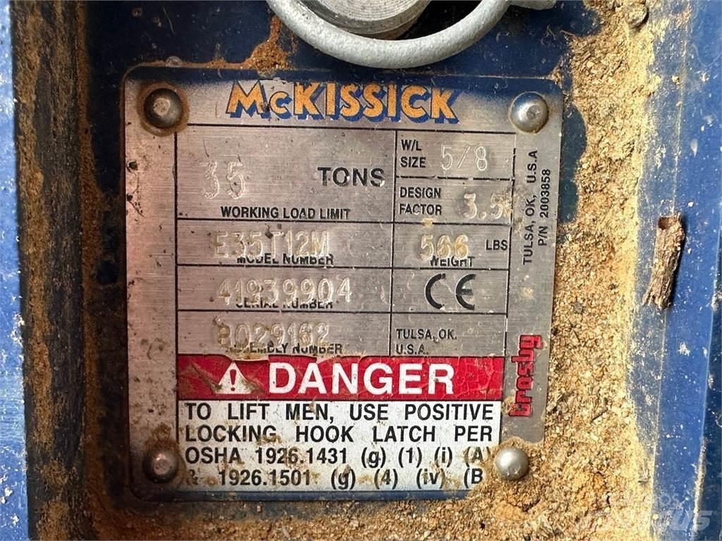  McKissick E35T12M 크레인 부품 및 장비