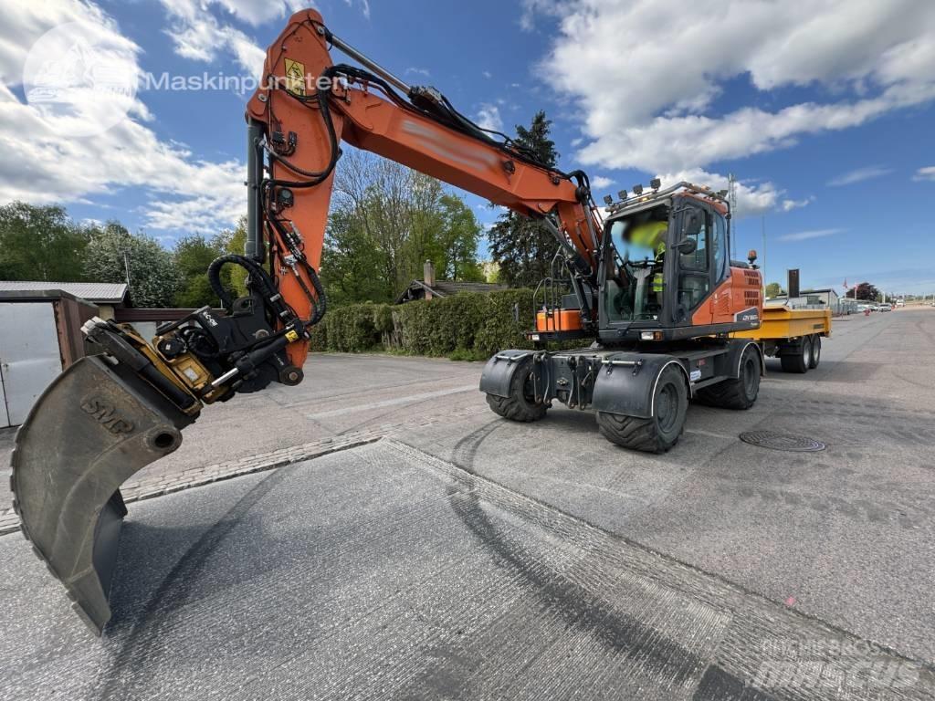 Doosan DX 160 W  휠 굴삭기