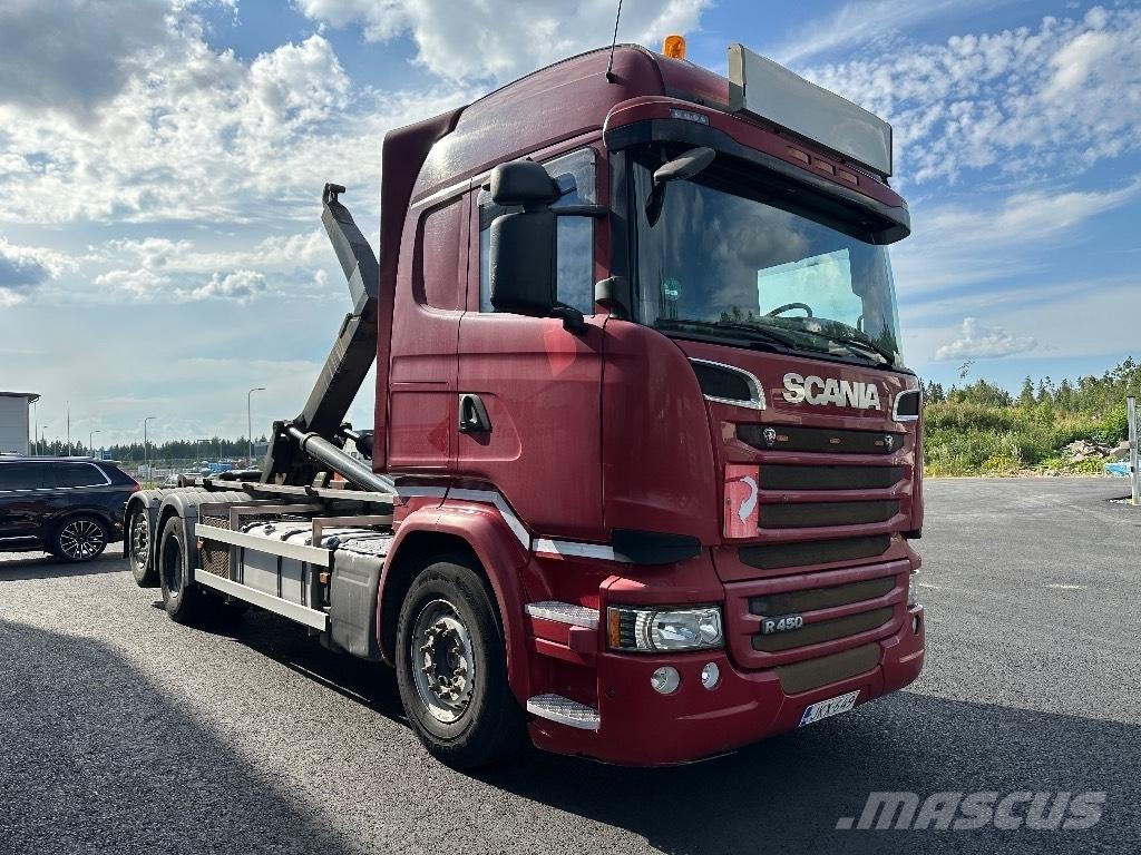 Scania R450 6x2*4 훅 리프트 트럭