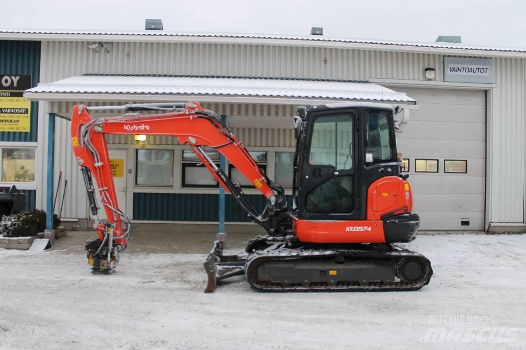 Kubota kx57-4 소형 굴삭기 7톤 미만