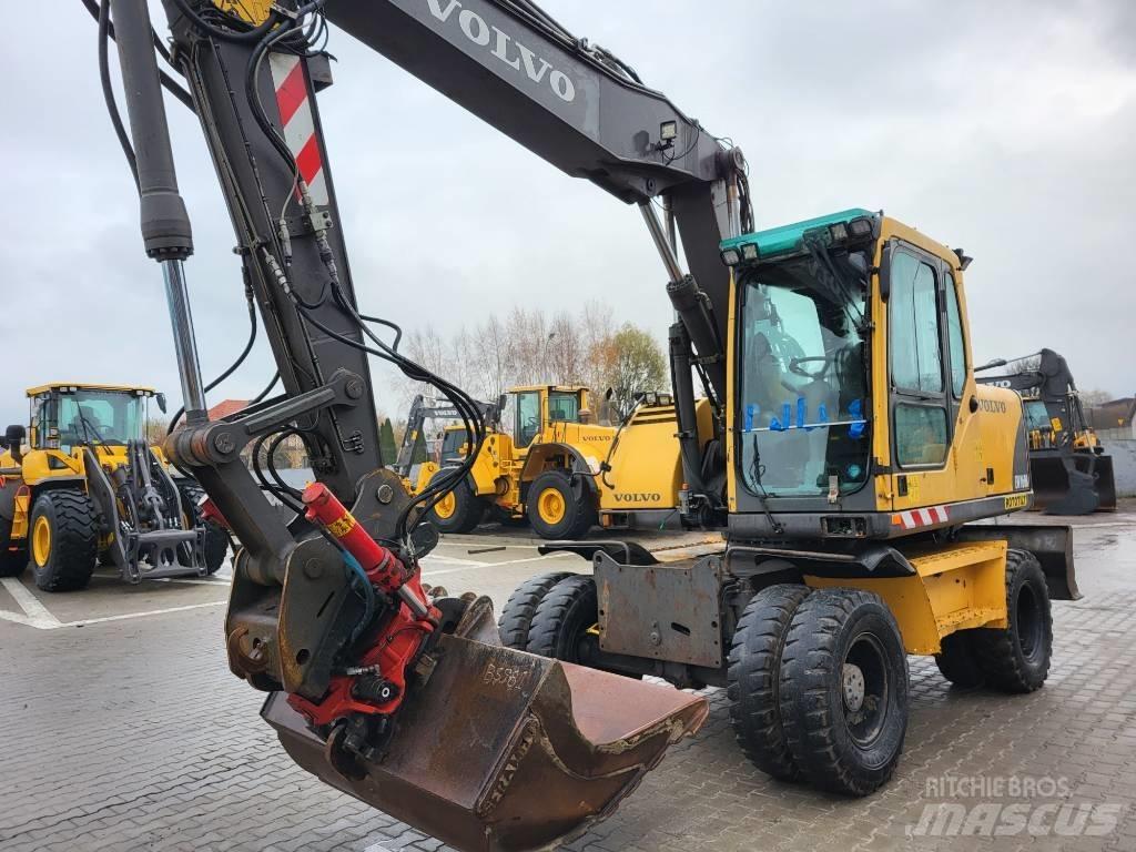 Volvo EW160B  휠 굴삭기