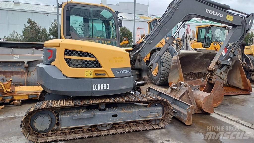 Volvo ECR 88 D 소형 굴삭기 7톤 미만