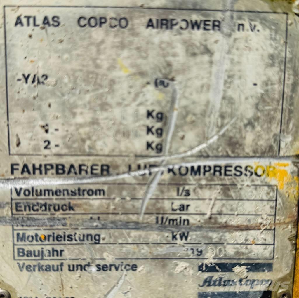 Atlas Copco XAS90D 콤푸레샤