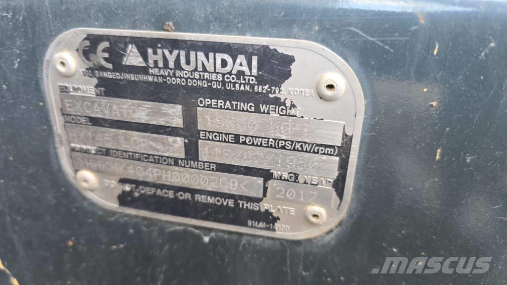 Hyundai HX 145 LCR 대형 굴삭기 29톤 이상