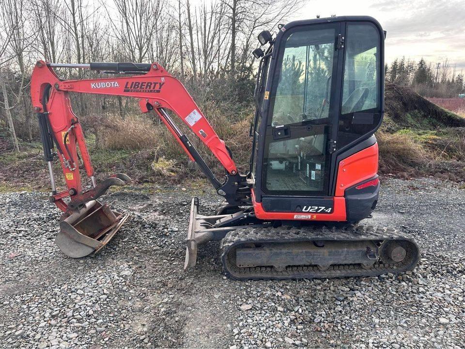 Kubota U 27 소형 굴삭기 7톤 미만