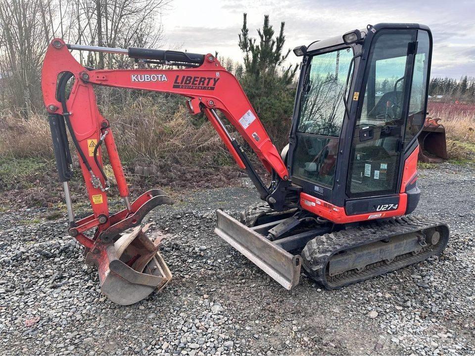 Kubota U 27 소형 굴삭기 7톤 미만