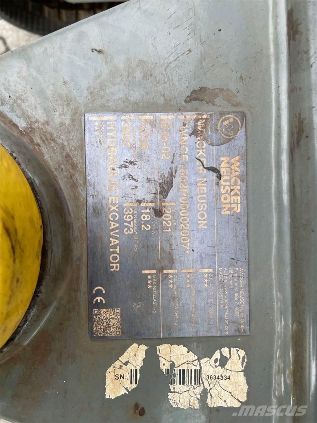 Wacker Neuson EZ36 대형 굴삭기 29톤 이상