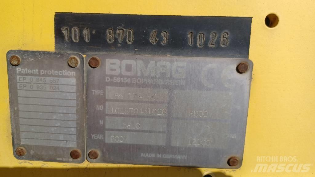 Bomag BW 174 A C 콤비 롤러
