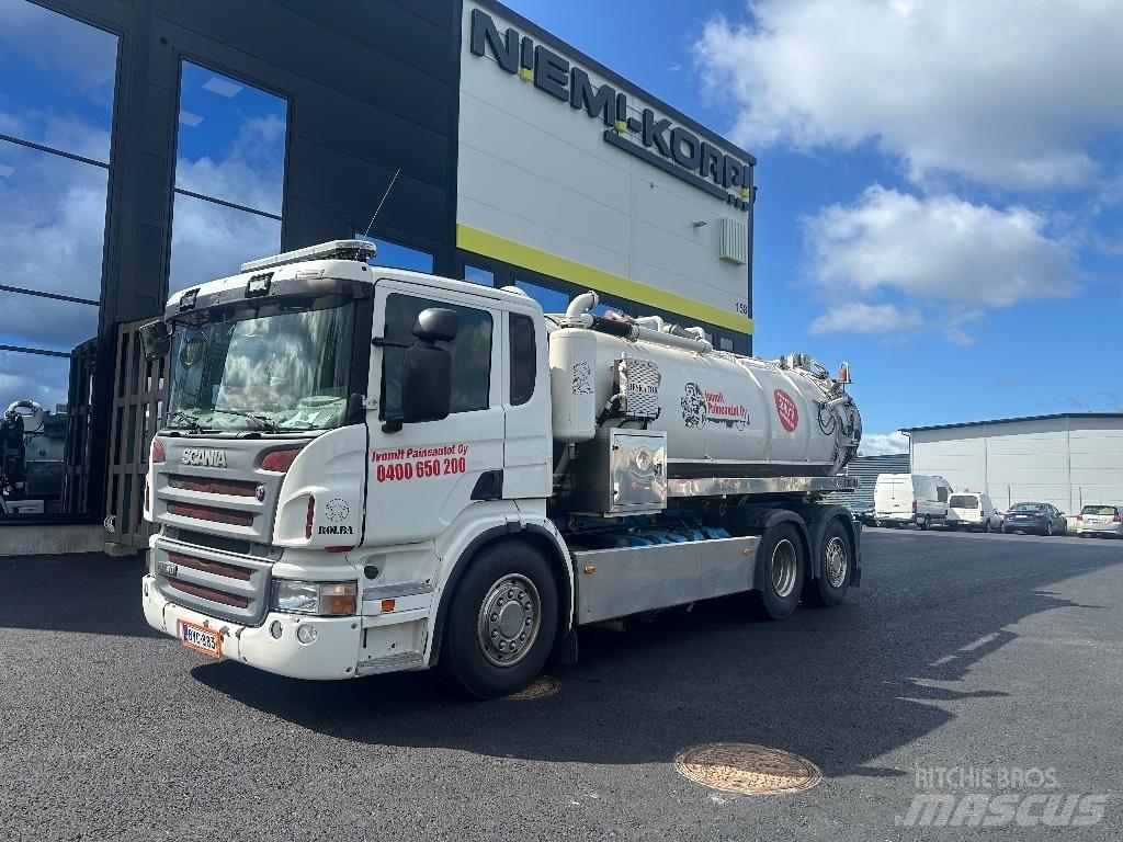 Scania P340 6x2*4 콤비/진공 트럭