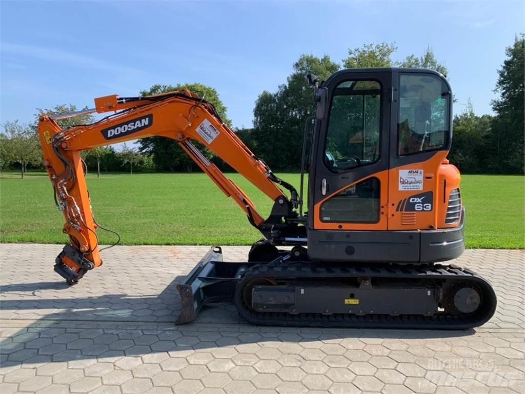 Doosan DX63-3 소형 굴삭기 7톤 미만