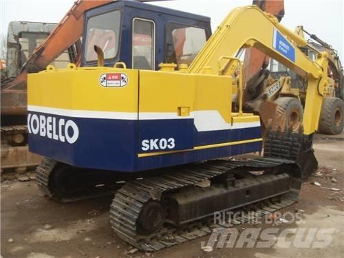Kobelco SK03 소형 굴삭기 7톤 미만