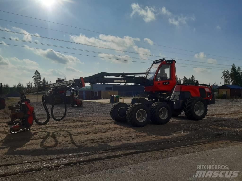 Komatsu 931.2 원목 하베스터