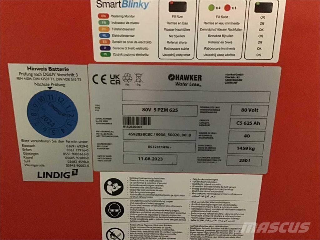 Linde E35L 전동 지게차