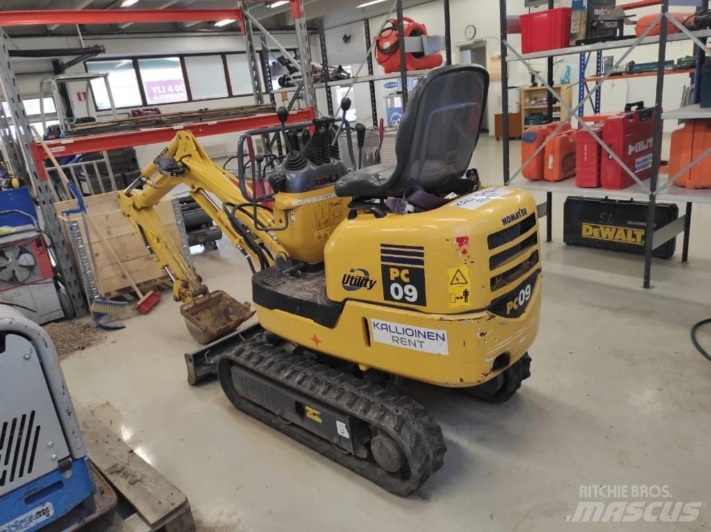 Komatsu PC 09-1 소형 굴삭기 7톤 미만