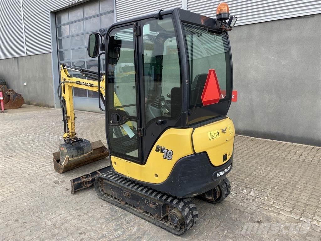 Yanmar SV18  휠 굴삭기