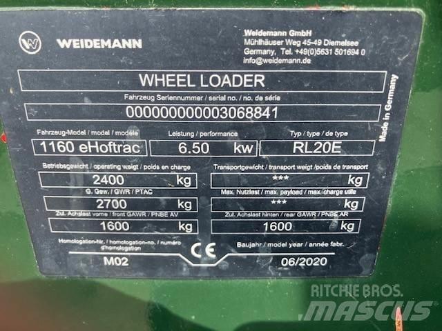 Weidemann 1160e 미니 로더