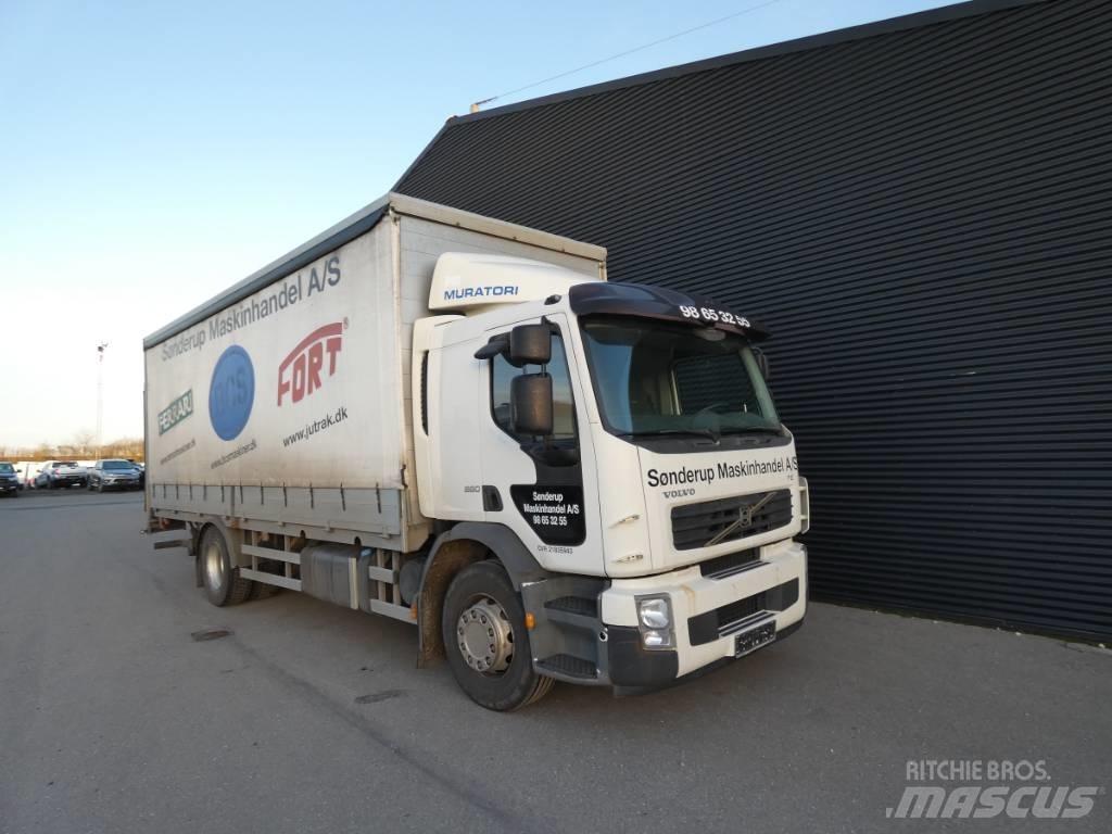 Volvo FE 280 커튼사이더 트럭