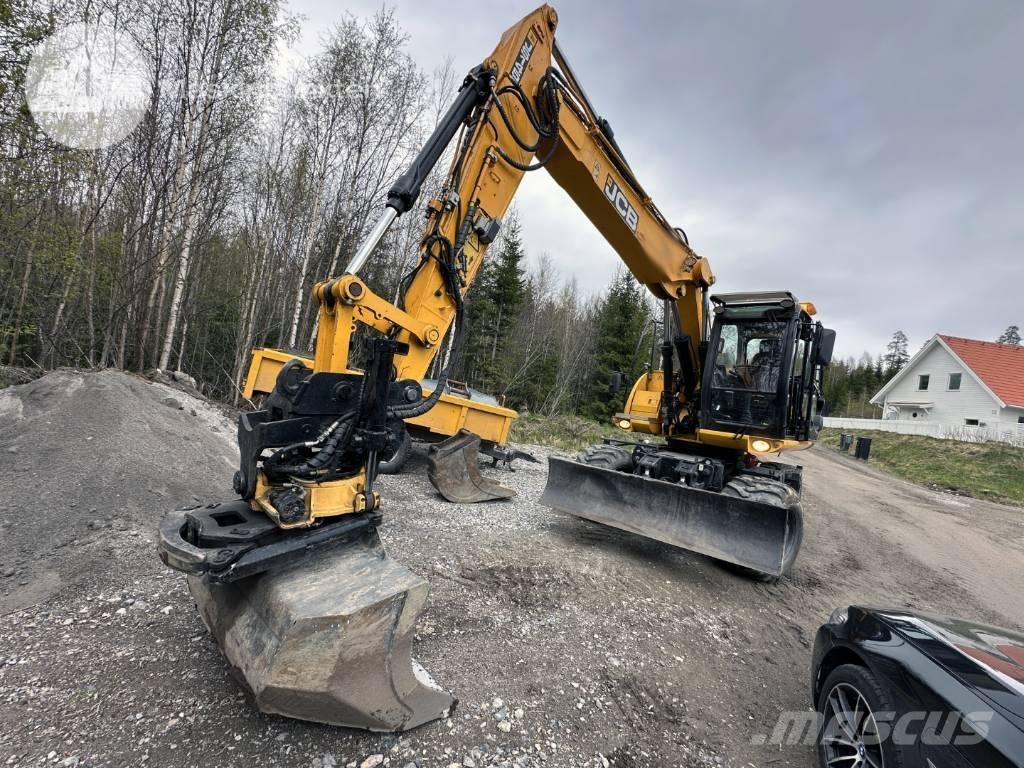 JCB JS 145 W  휠 굴삭기