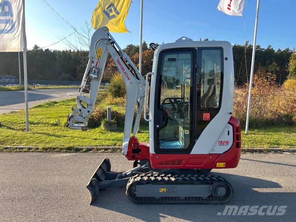 Takeuchi TB 216A V4 소형 굴삭기 7톤 미만