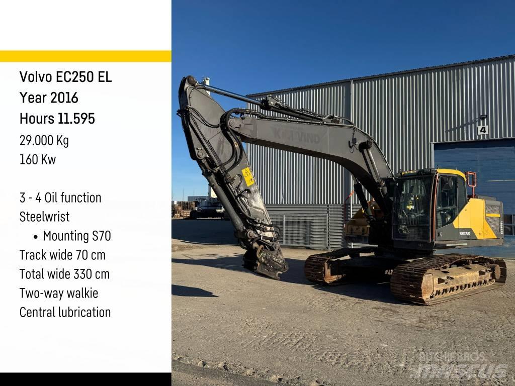 Volvo EC 250 EL 대형 굴삭기 29톤 이상