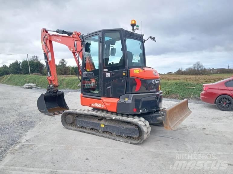 Kubota KX 060-5 소형 굴삭기 7톤 미만