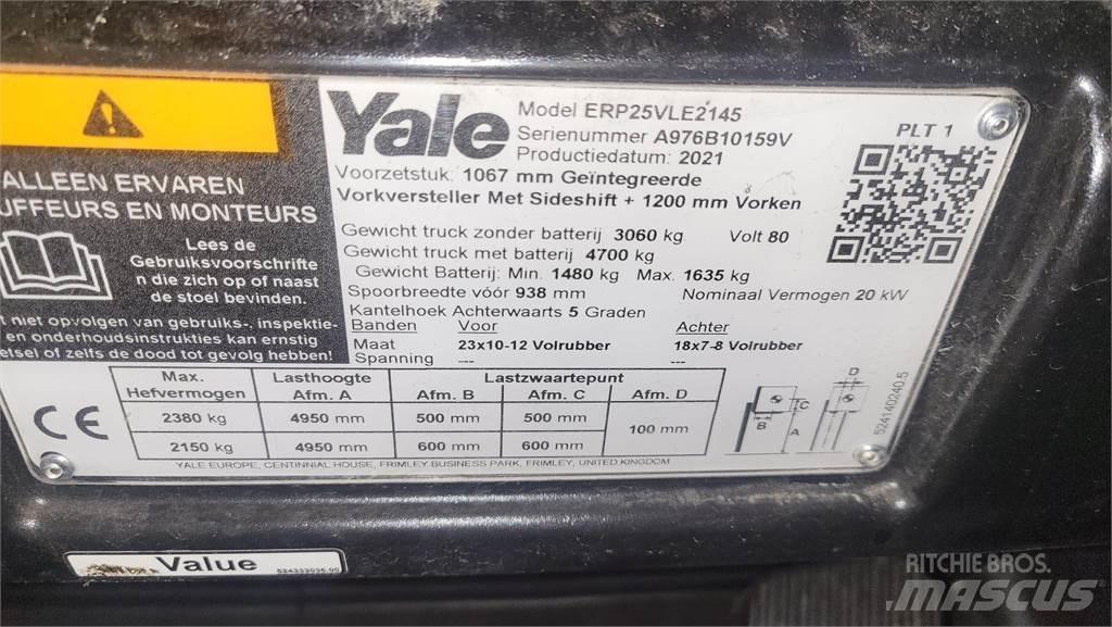 Yale ERP25VL 2021 전동 지게차