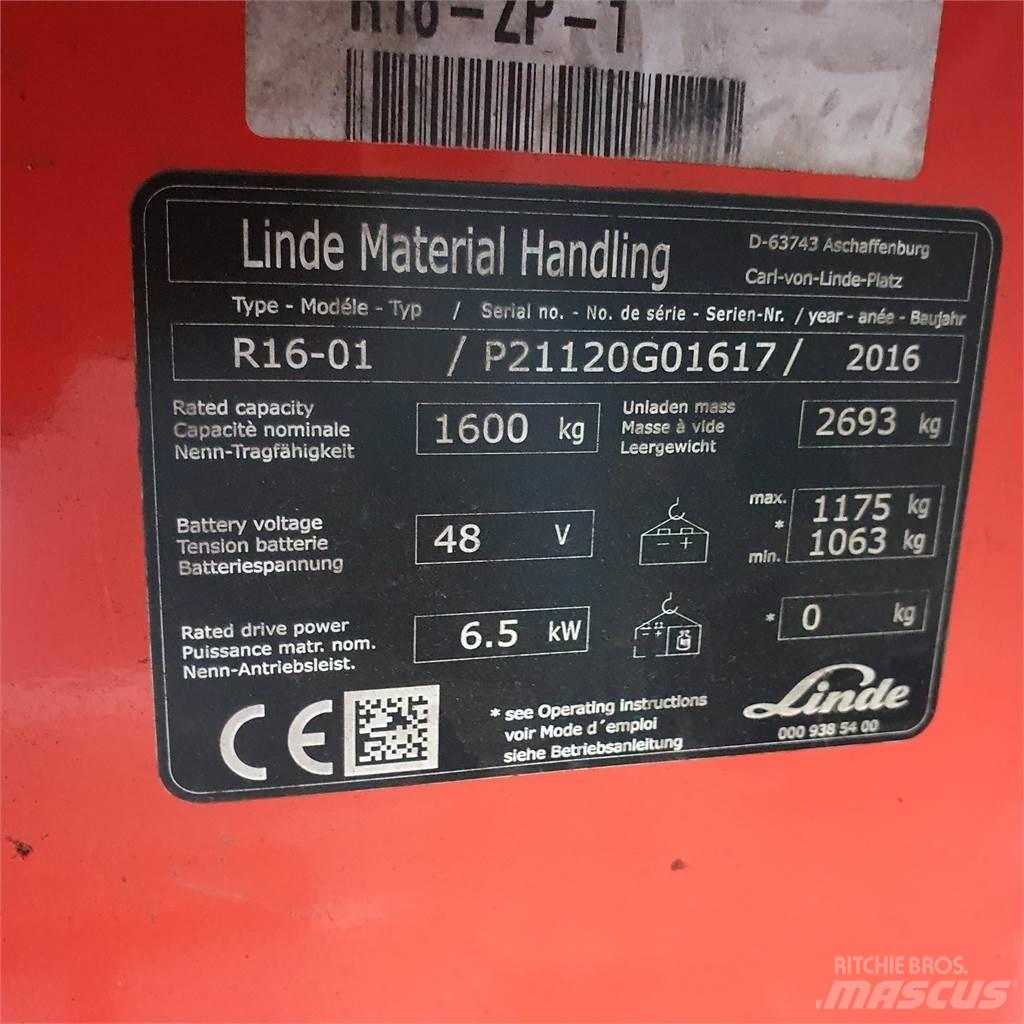 Linde R16 리치 트럭