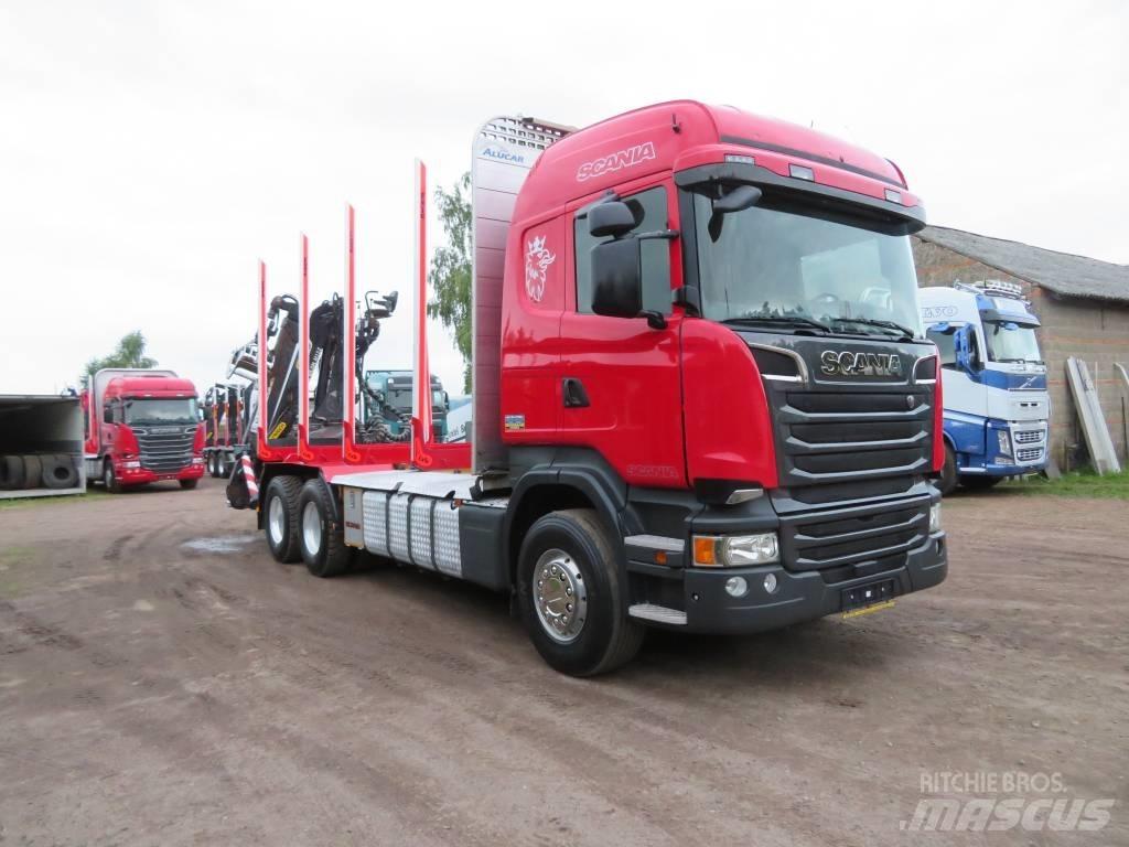 Scania R 450 목재 트럭