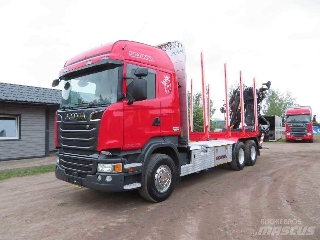 Scania R 450 목재 트럭