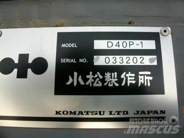 Komatsu D 40 P 크롤러 도저