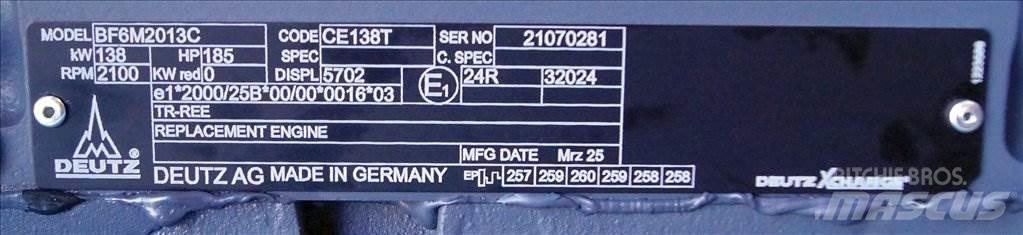 Deutz AG BF6M2013C 엔진