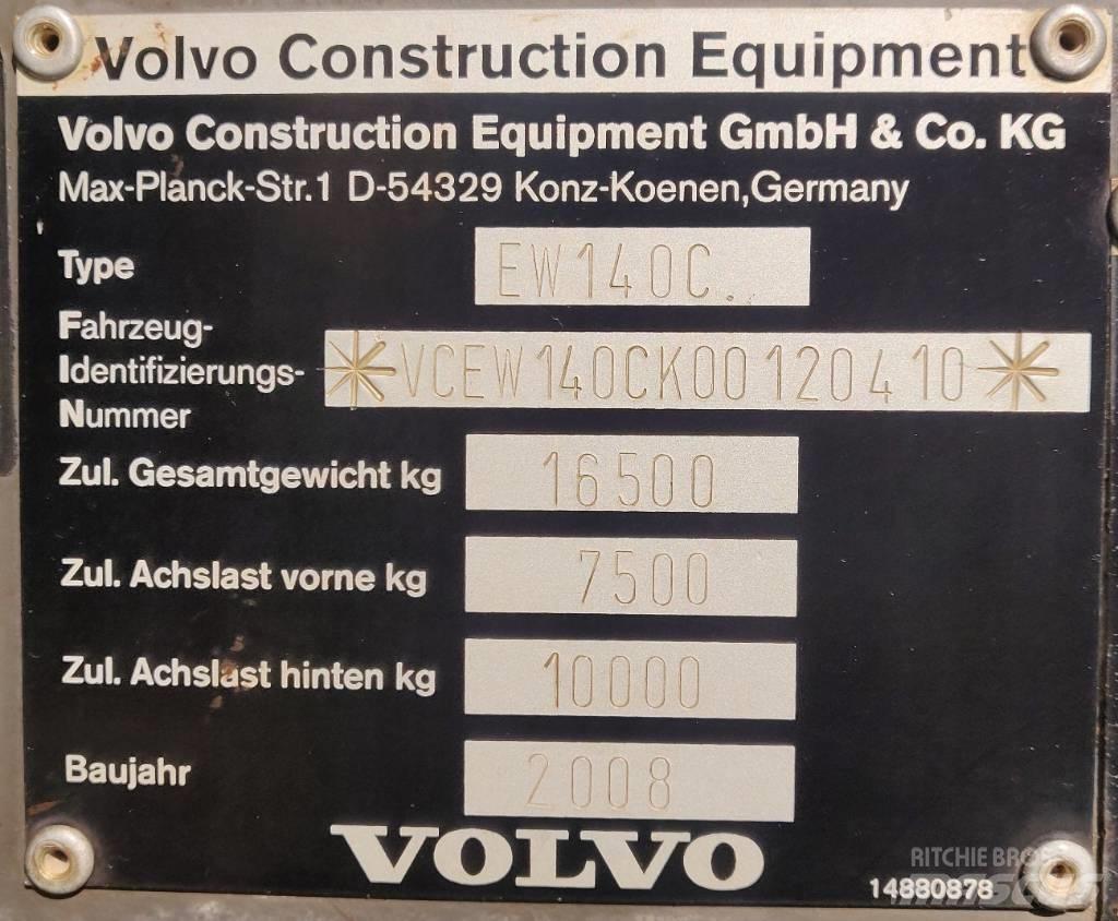 Volvo EW 140 C  휠 굴삭기