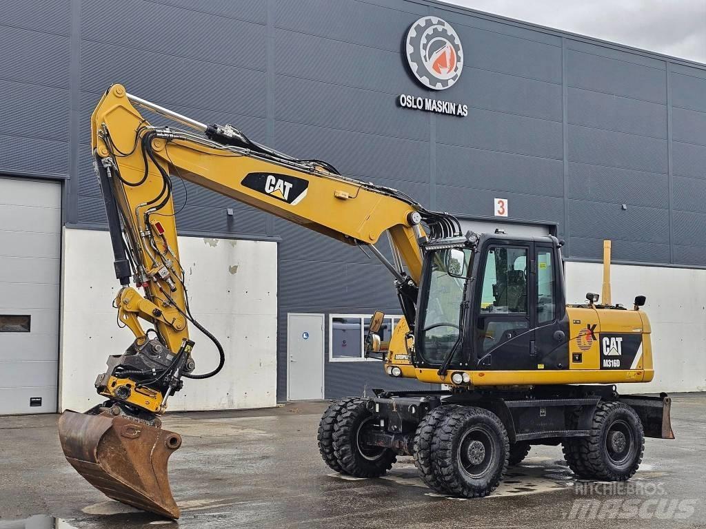 CAT M 316 D  휠 굴삭기