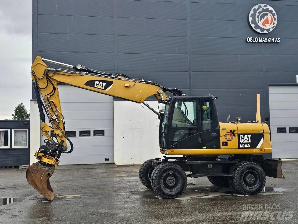 CAT M 316 D  휠 굴삭기
