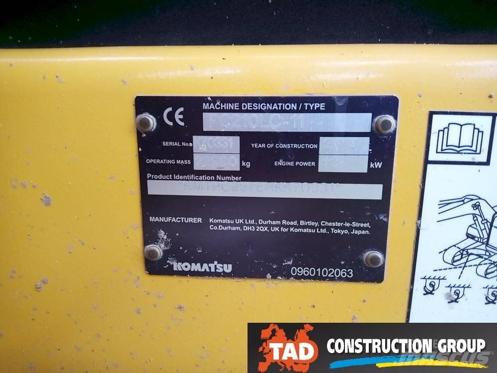 Komatsu PC210LC-11 대형 굴삭기 29톤 이상